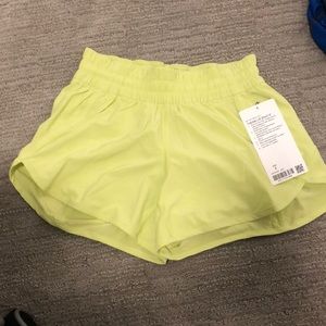 🔥SOLD🔥NWT lululemon tracker shorts 6